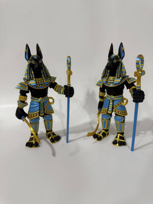 🔥buy 2 - get 1 FREE 🔥 3D Printed Poseable Anubis Figurine – Articulated Egyptian Jackal God - LayerCraftLab