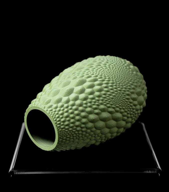Eco-Friendly 3D Printed Gato Flower Vase Bioplastic Home Décor (Handmade, Custom Color)