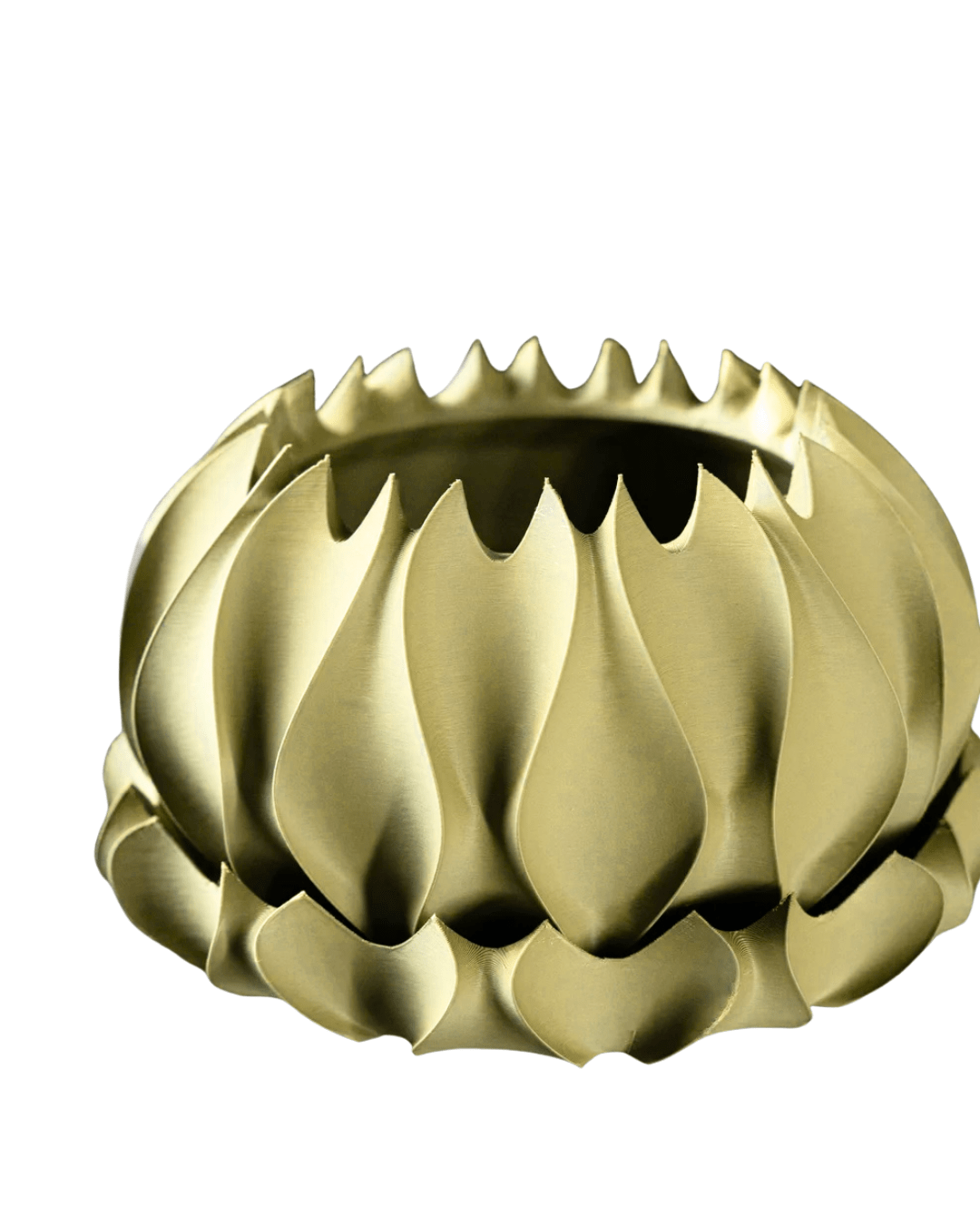 Modern 3D Printed Abyssal Planter Pot – Sage Green PETG/PLA Durable Home Décor - LayerCraftLab