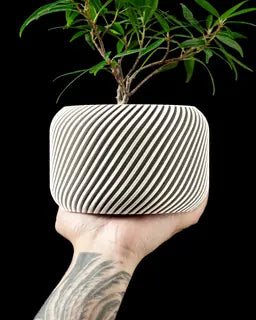 Slant Planter Pot - LayerCraftLab