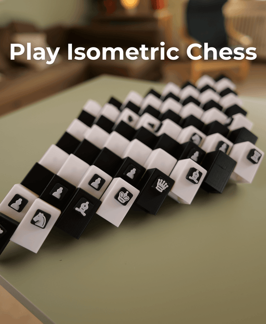 Twisty Chess – Isometric 3D Chess Set by Ruven Bals - LayerCraftLab
