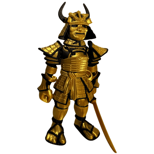 🔥buy 2 - get 1 FREE 🔥 Articulated Samurai Warrior Figurine – 3D Printed Flexi Samurai Toy with Sword - LayerCraftLab
