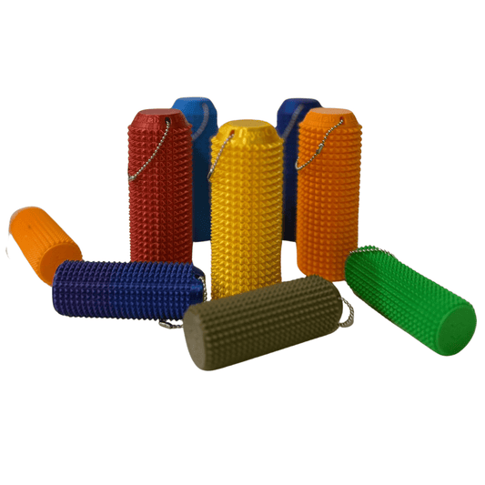 🔥buy 3 - get 1 FREE 🔥 Little Grippie LayerCraftLab — Pocket Sensory Roller with Keychain | Textured Fidget for Stress Relief & Focus (Multiple Colors) - LayerCraftLab