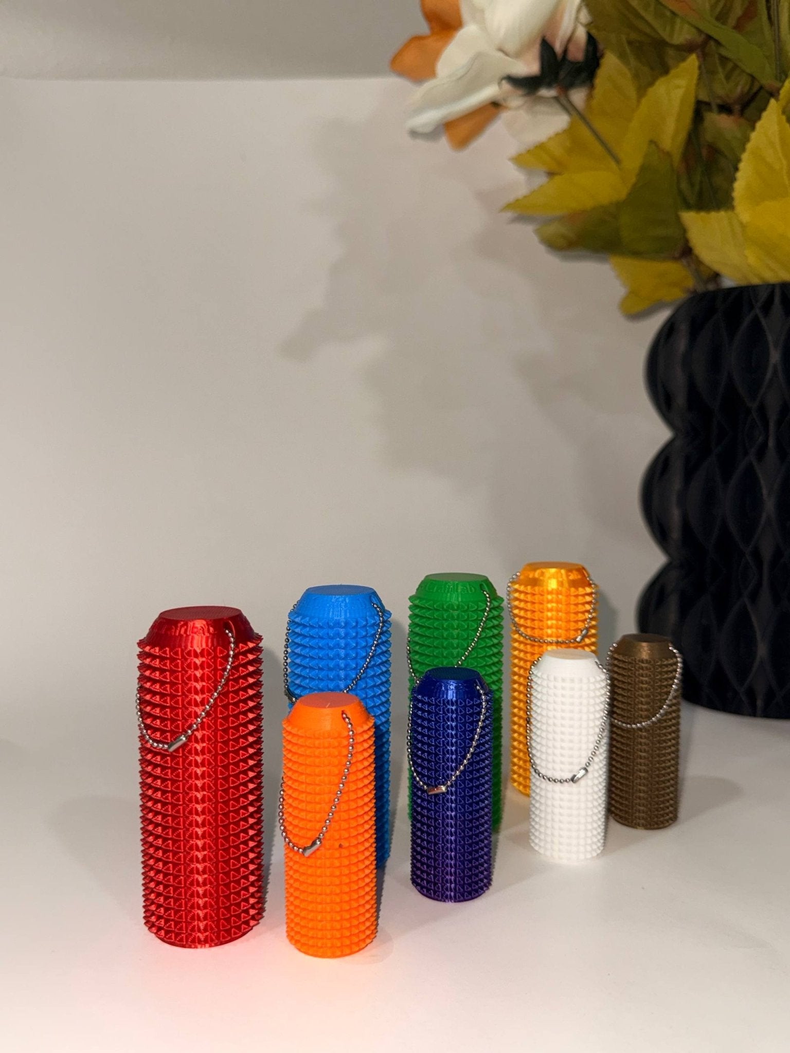 🔥buy 3 - get 1 FREE 🔥 Little Grippie LayerCraftLab — Pocket Sensory Roller with Keychain | Textured Fidget for Stress Relief & Focus (Multiple Colors) - LayerCraftLab