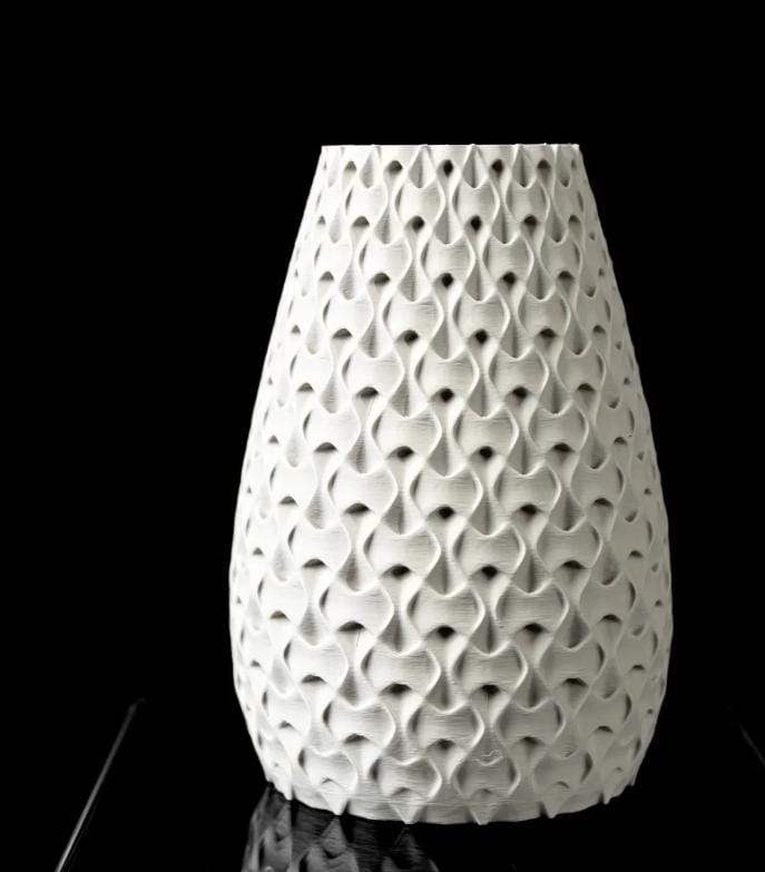 Eco - Friendly 3D Printed Vase Bioplastic PLA Home Décor (Handmade, Custom Color) - LayerCraftLab
