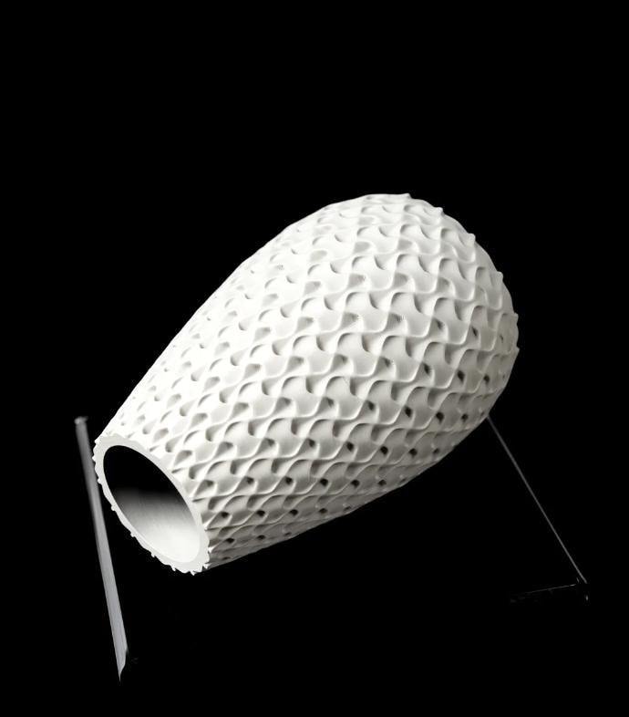 Eco - Friendly 3D Printed Vase Bioplastic PLA Home Décor (Handmade, Custom Color) - LayerCraftLab