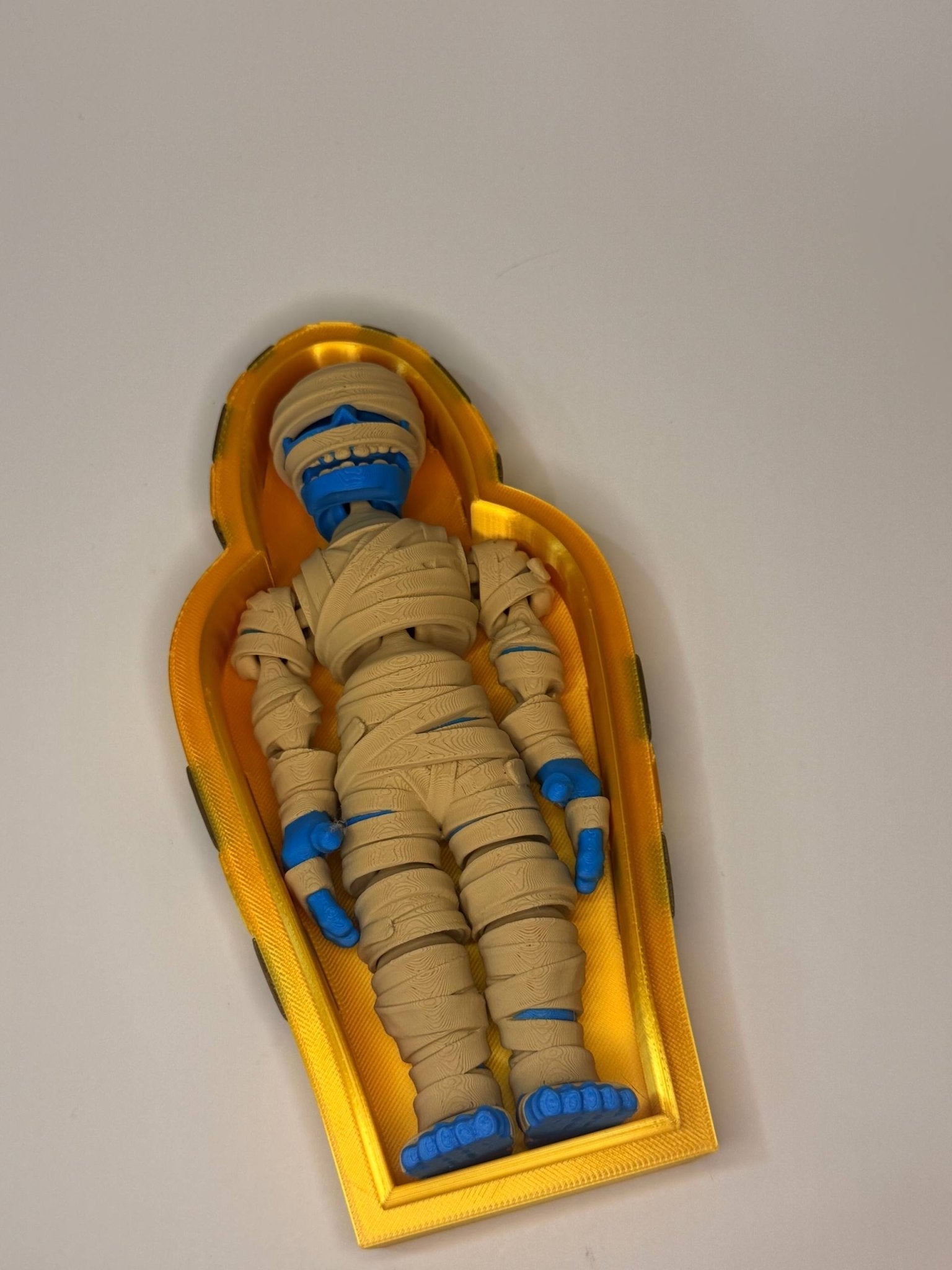 Flexi Mummy with Sarcophagus – Ancient Pharaoh Edition - LayerCraftLab