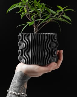 MuxeL Planter — Modern 3D Printed Pot - LayerCraftLab
