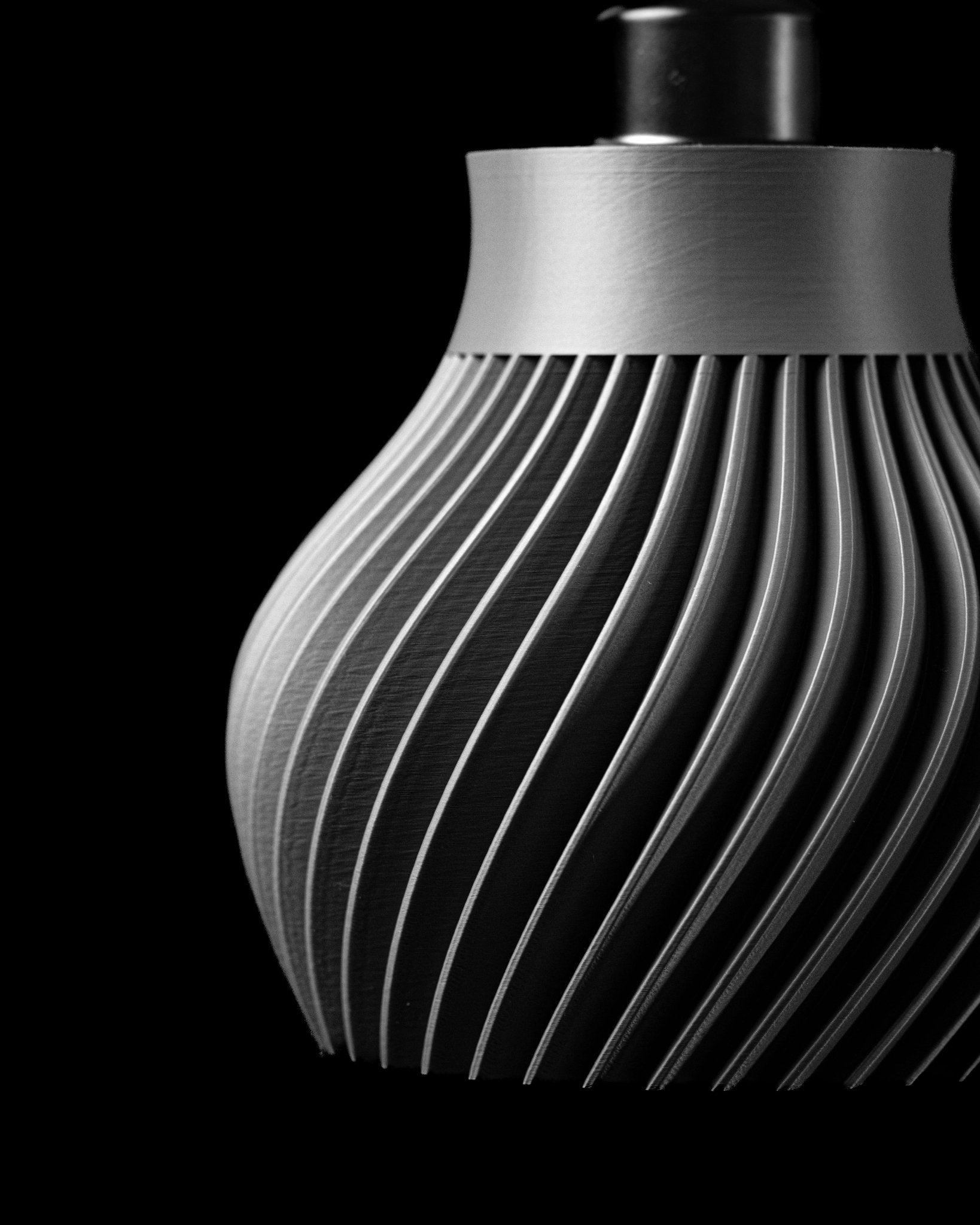 Ridged Pendant Lamp - LayerCraftLab