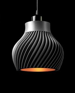 Ridged Pendant Lamp - LayerCraftLab