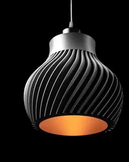 Ridged Pendant Lamp - LayerCraftLab