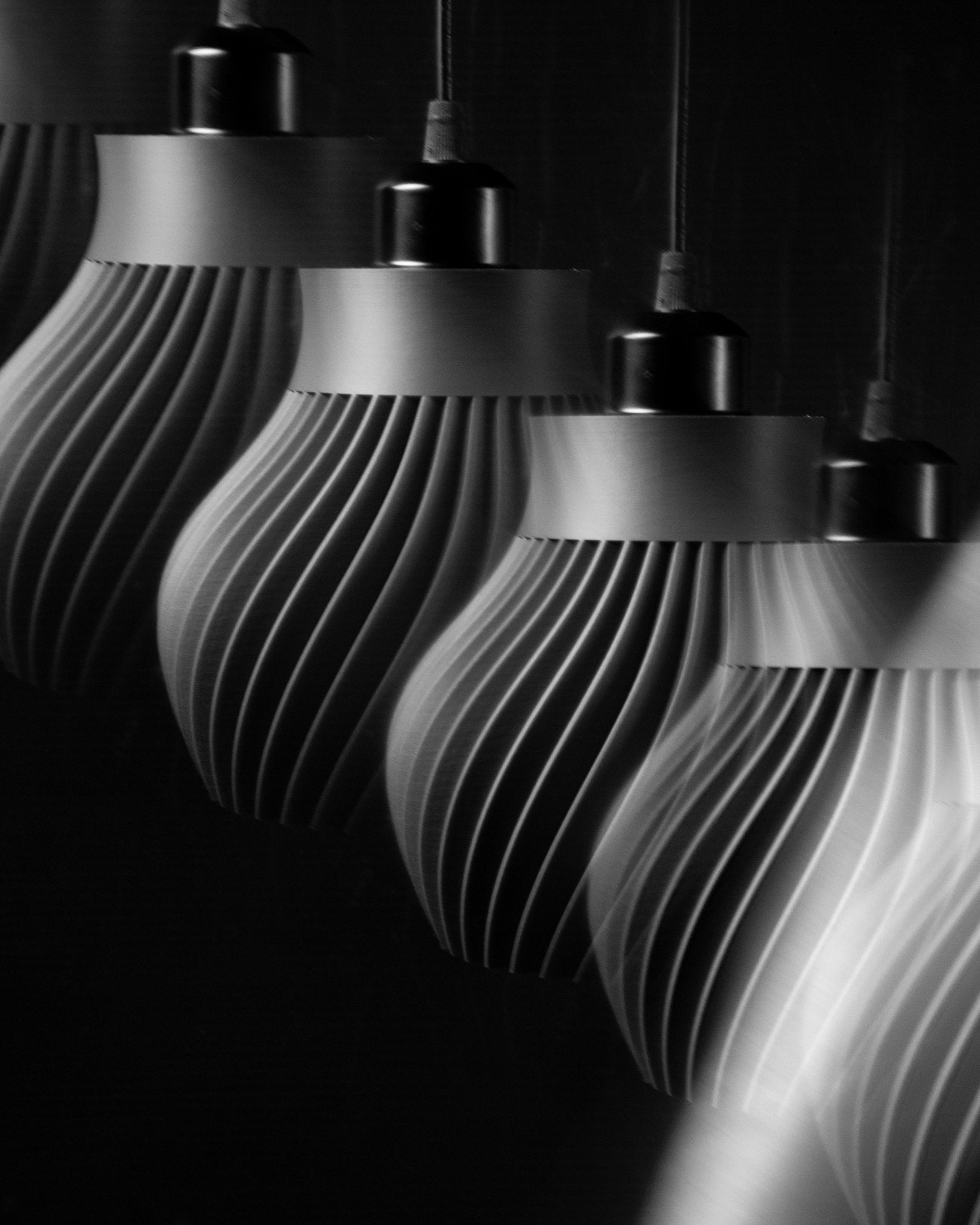 Ridged Pendant Lamp - LayerCraftLab