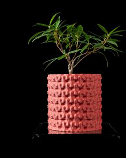 Rugged Cube Planter — Modern Textured Pot - LayerCraftLab