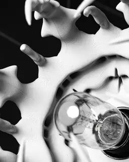 Skeletal Pendant Lamp - LayerCraftLab