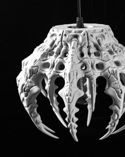 Skeletal Pendant Lamp - LayerCraftLab