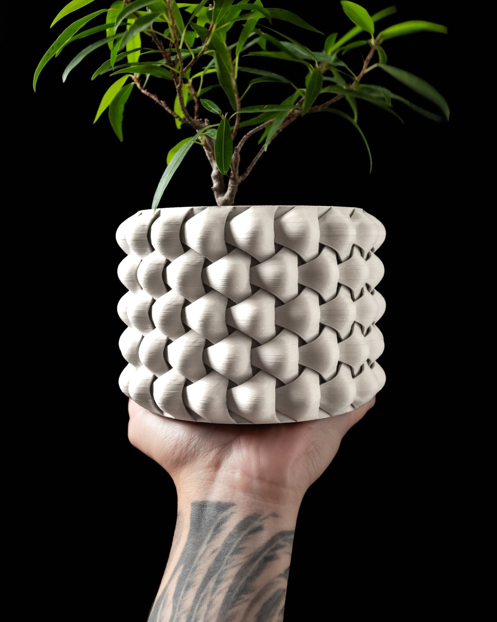 Tri - Weave Planter Pot - LayerCraftLab
