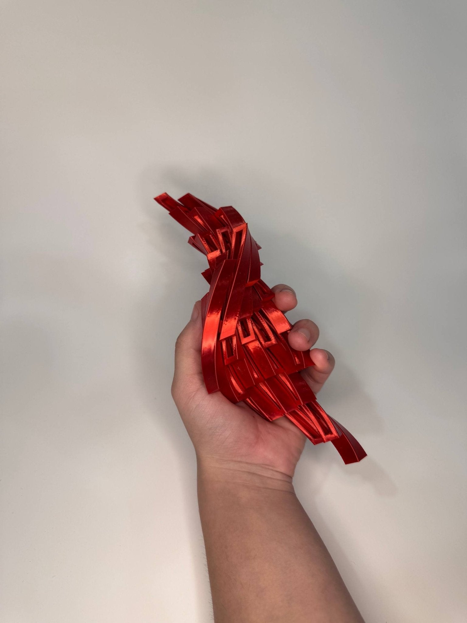 TwistGrid Fidget Toy – 3D Printed Flexi Spiral Stress Reliever - LayerCraftLab