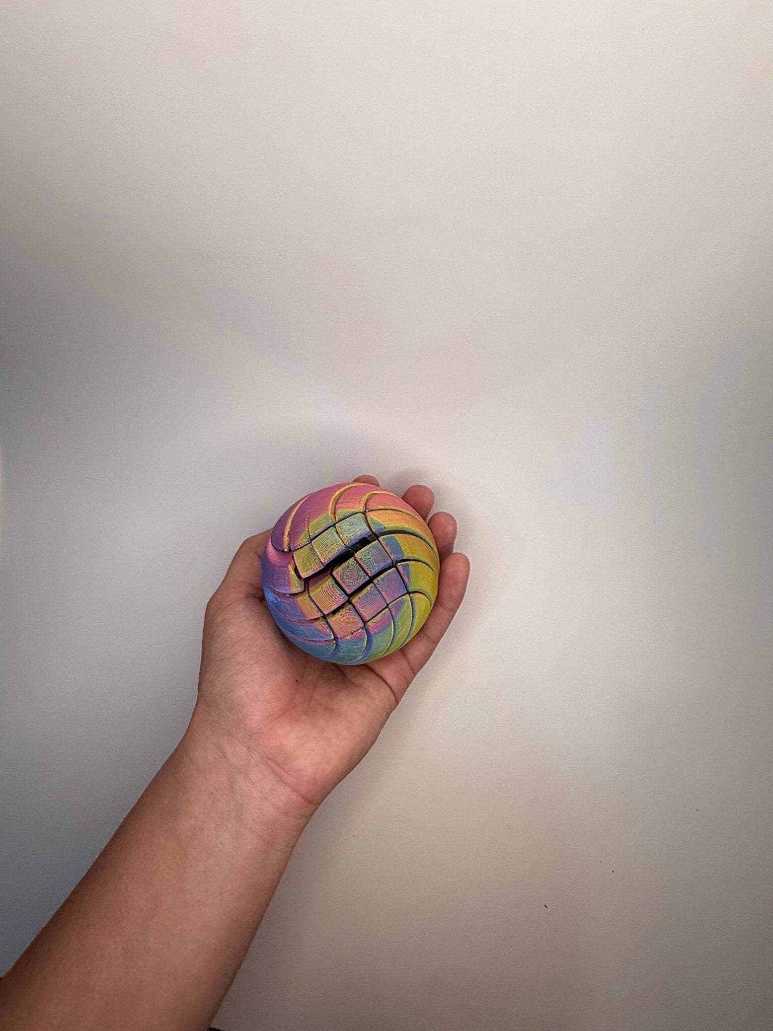 TwistSphere Fidget Toy – Hypnotic Slime Ball Spinner - LayerCraftLab
