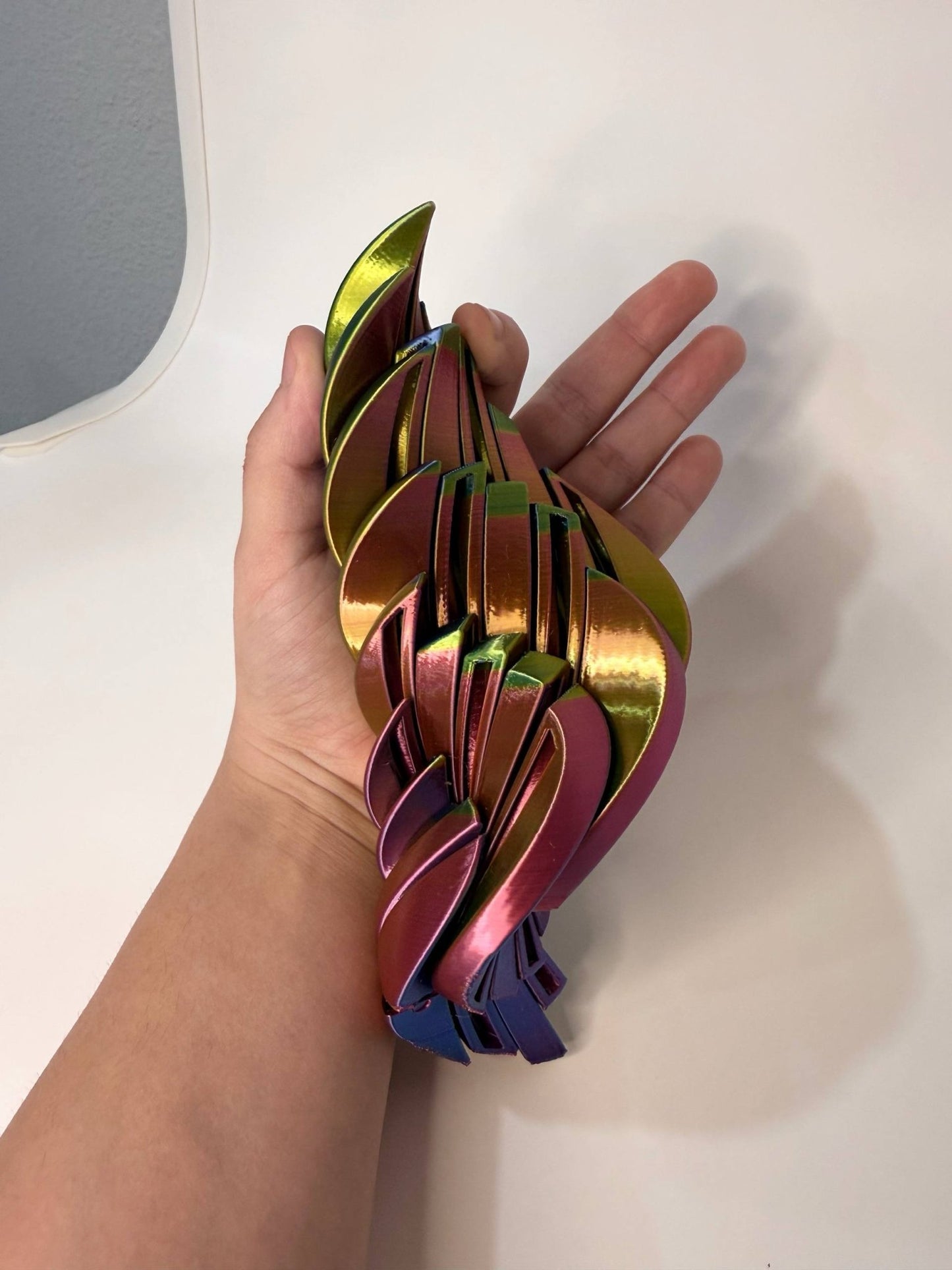 TwistSphere Fidget Toy – Hypnotic Slime Ball Spinner - LayerCraftLab