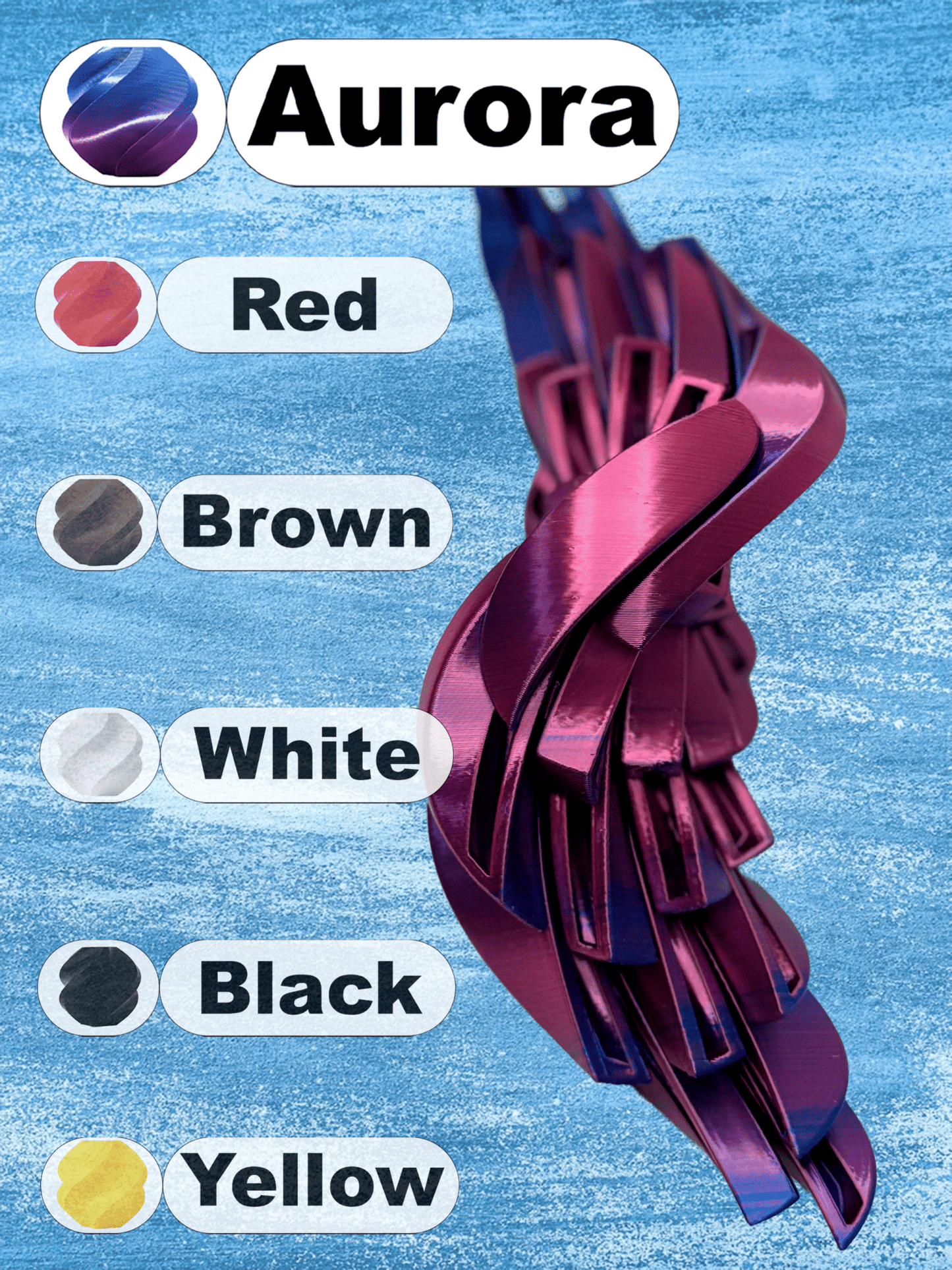 TwistSphere Fidget Toy – Hypnotic Slime Ball Spinner - LayerCraftLab