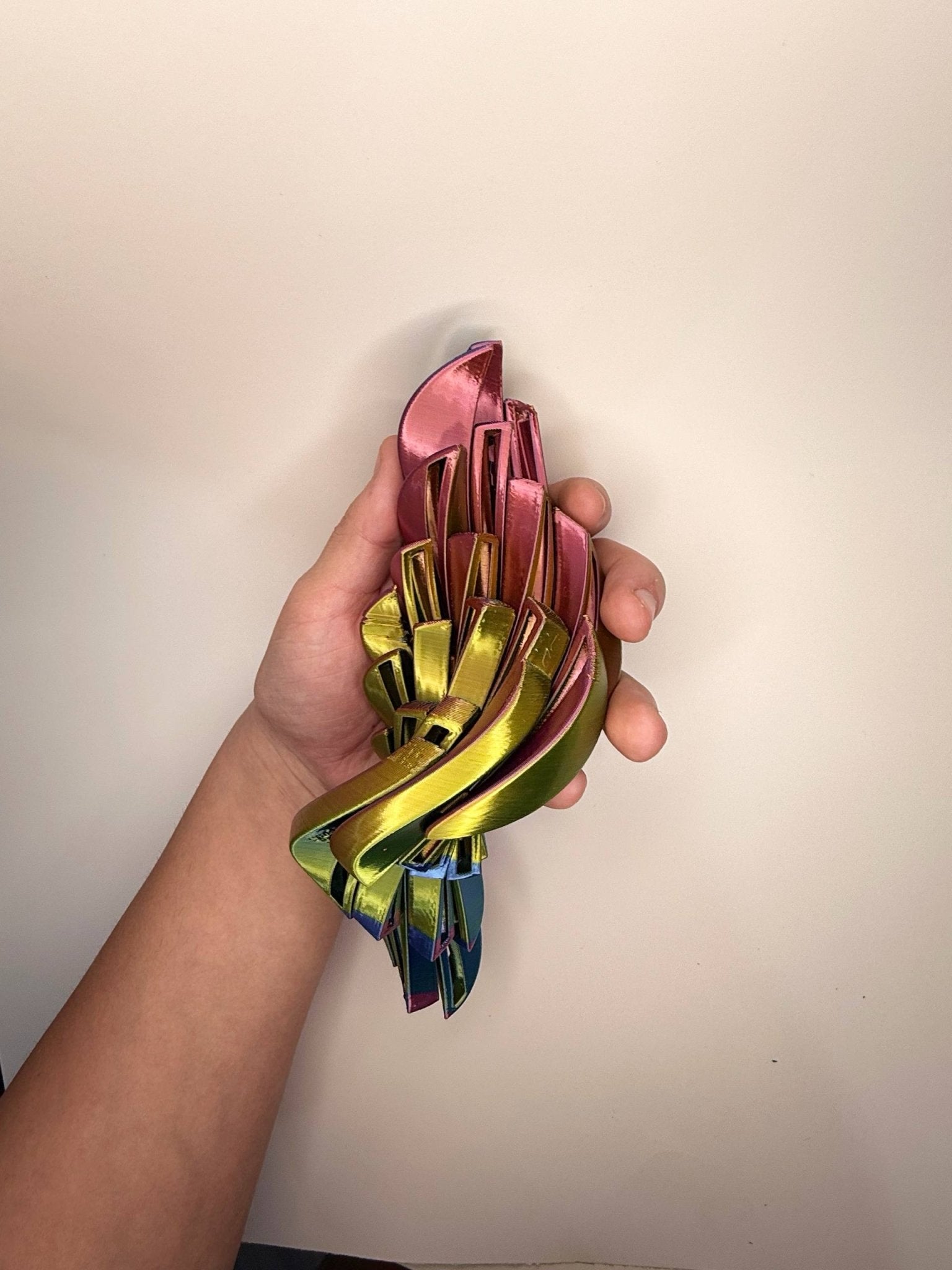 TwistSphere Fidget Toy – Hypnotic Slime Ball Spinner - LayerCraftLab