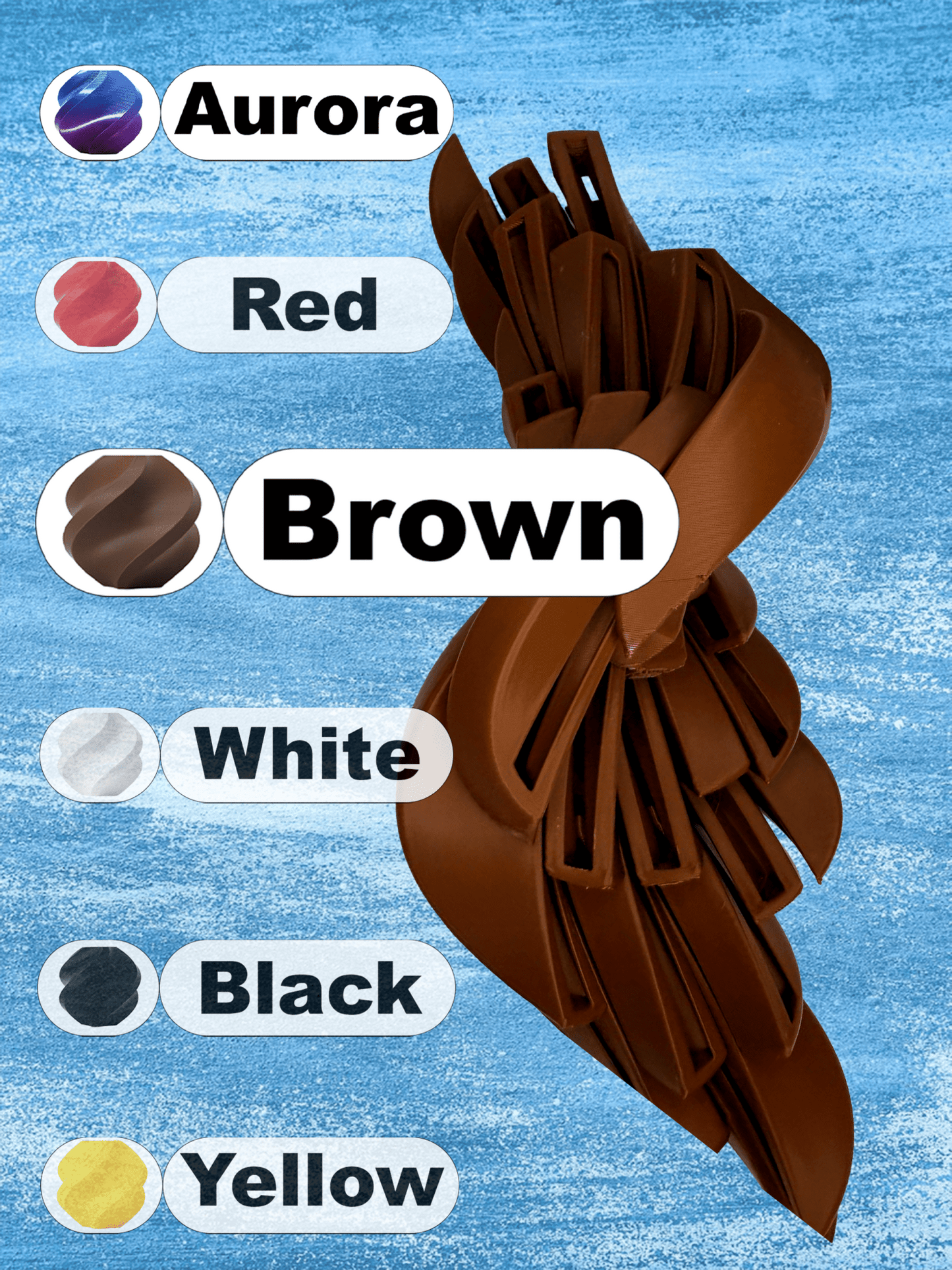 TwistSphere Fidget Toy – Hypnotic Slime Ball Spinner - LayerCraftLab