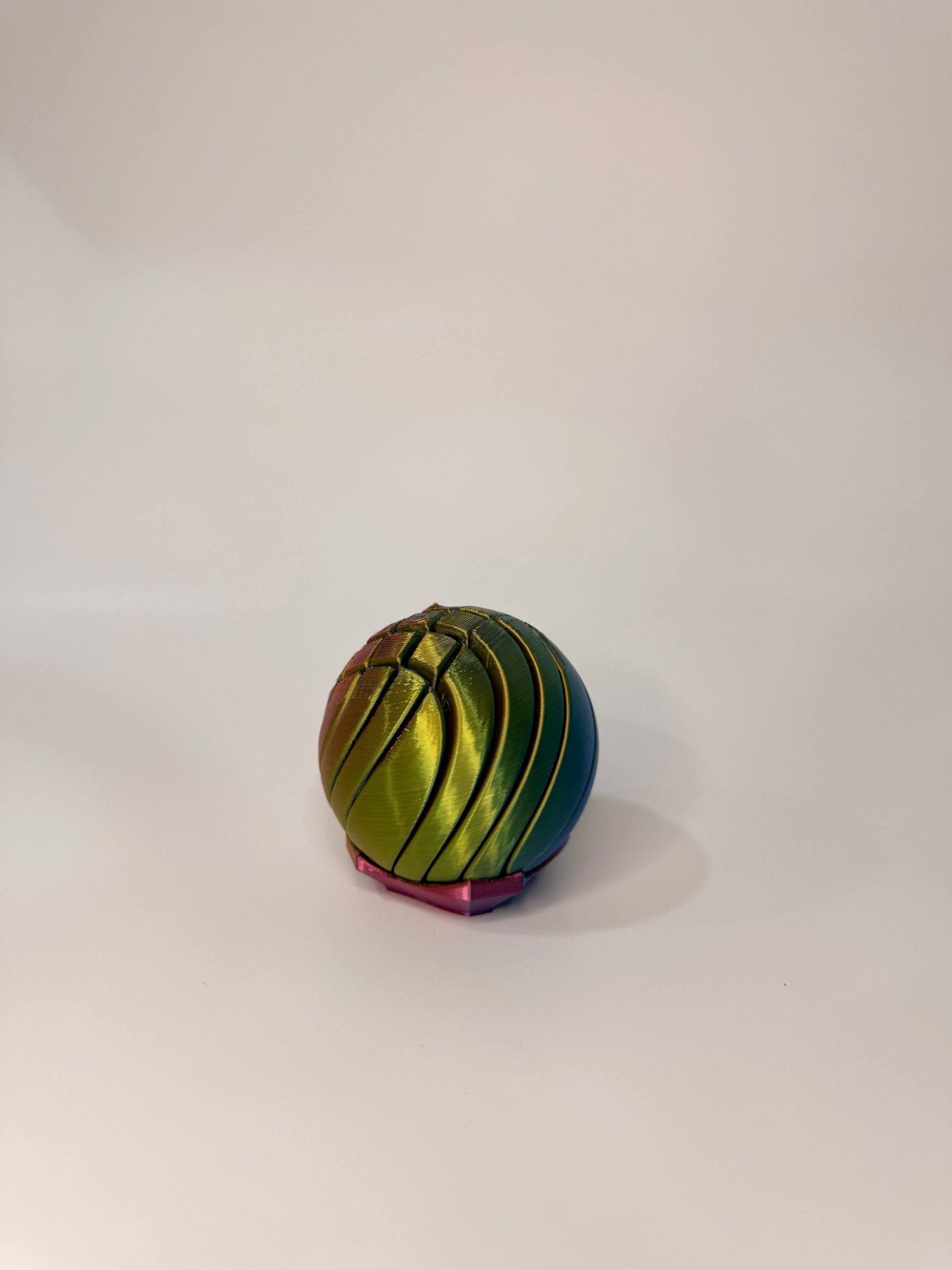 TwistSphere Fidget Toy – Hypnotic Slime Ball Spinner - LayerCraftLab