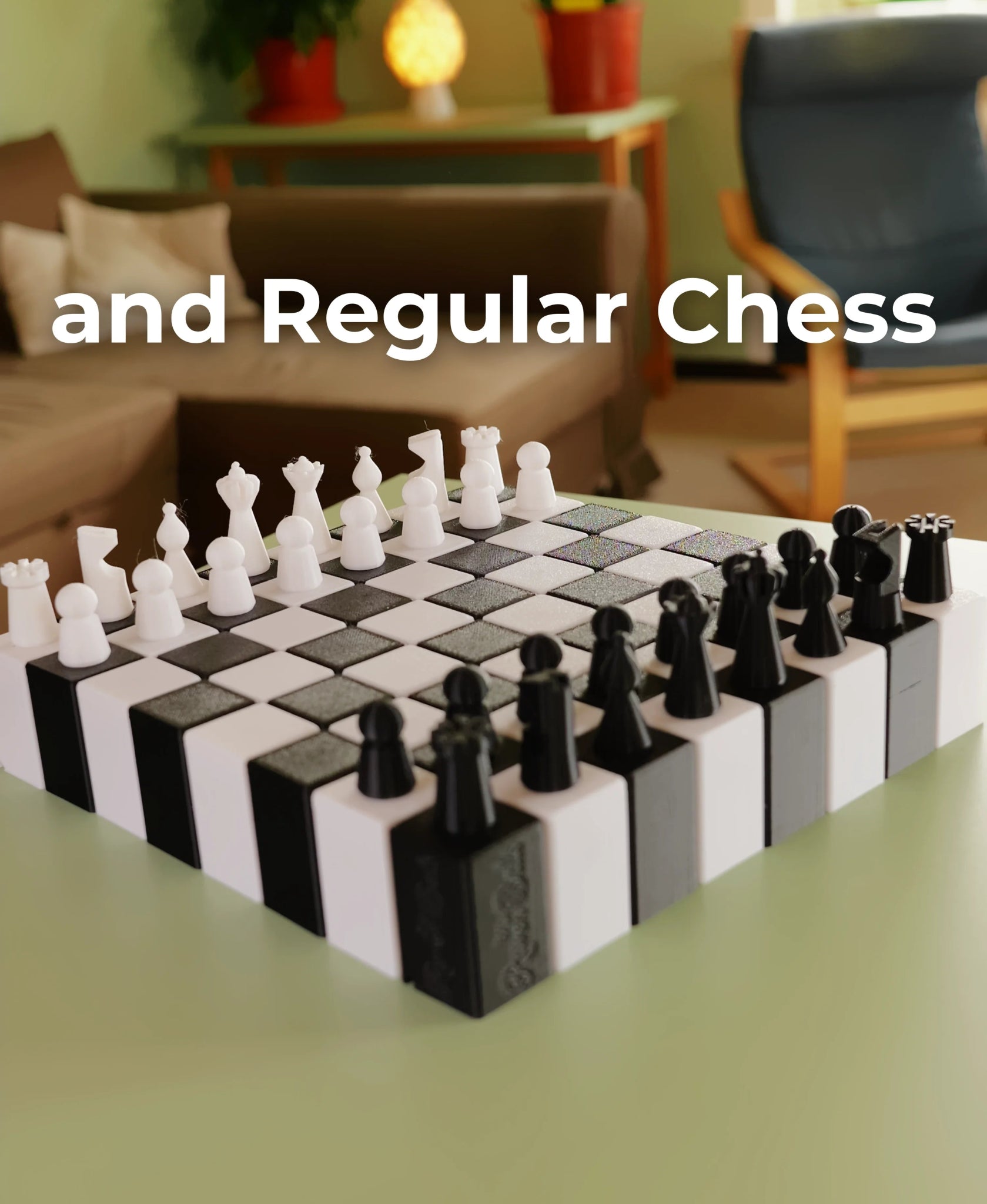 Twisty Chess – Isometric 3D Chess Set by Ruven Bals - LayerCraftLab