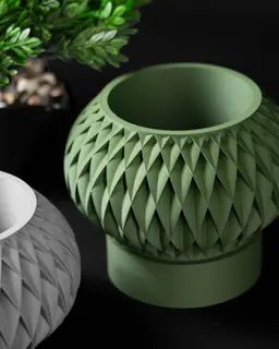 Velux Planter – 3D Printed Geometric Art Pot - LayerCraftLab