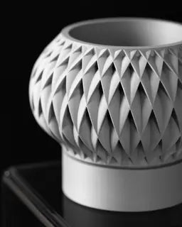 Velux Planter – 3D Printed Geometric Art Pot - LayerCraftLab